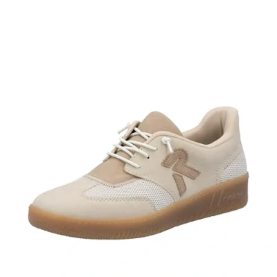 Abbildung von Rieker Damen M5551 Sneaker Low, Beige, 38 EU