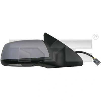 Abbildung von Außenspiegel Tyc 310 0183 rechts grundiert für elektr.Spiegelverstellung, elektrisch anklappbar, konvex, beheizbar FORD: MONDEO 3, 3 Stufenheck