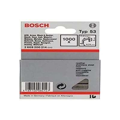 Abbildung von Bosch KLAMMER TYP 53 6MM EDELSTAHL 1000 StÜCKE