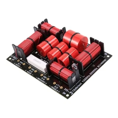 Abbildung von Fegtrtyoa 400W 3 Wege Frequenzweiche Teiler HiFi HochtöNer TieftöNer Lautsprecher 1250H/5000HZ mit Hochtonschutz