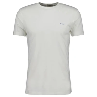 Abbildung von GANT Contrast LOGO Tshirt basic, Herren, Größe: XXL, Eggshell