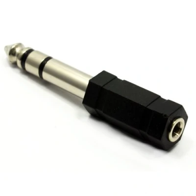 Abbildung von kenable 3,5 mm Mono Buchse Zum 6,35 Stereo Klinkenstecker Konverter Adapter