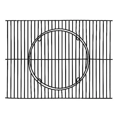 Abbildung von tepro Grillerweiterung Garten Guss Grillrost Set Schwarz