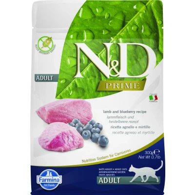 Abbildung von N&amp;D PRIME CAT Adult Lamm &amp; Heidelbeere varianten 300 g