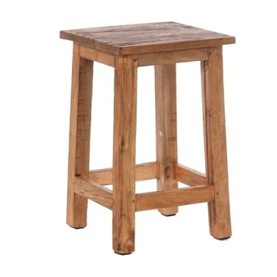Abbildung von DESIGN DELIGHTS Hocker Sitzhocker MADERO, 48x30cm(HxB), Recyclingholz, Holzhocker,