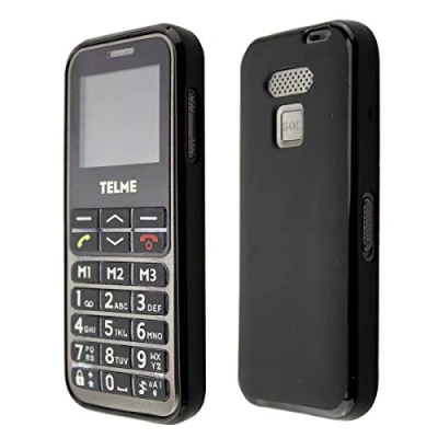 Abbildung von caseroxx TPU Hülle kompatibel mit Telme C150 / C151, Handy Tasche (TPU in schwarz)