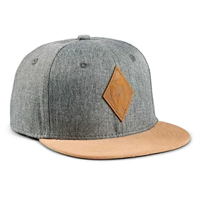 Abbildung von Soulbuddy Kinder Cap Unisex Kinderkappe Schirmmütze für Jungen &amp; Mädchen Trendiger Sonnenhut Outdoor Freizeit Dunkelgrau Größe M
