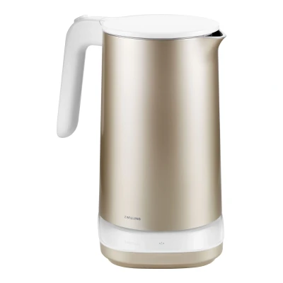 Abbildung von ZWILLING ENFINIGY Wasserkocher Pro mit Temperatureinstellung, Edelstahl Kalkfilter &amp; Warmhaltefunktion, 1850 Watt, 1,5 Liter, Gold, Golden