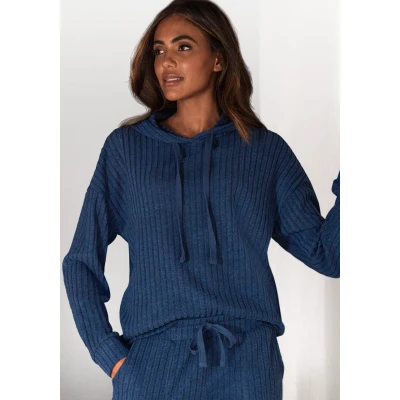 Abbildung von Lascana Strickpullover, Damen, Größe: 36/38, Blau melange