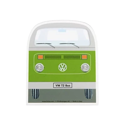 Abbildung von BRISA VW Collection Volkswagen Polycarbonat EIS Kratzer Scheiben Schaber Reif Schnee Entferner Winter Auto Zubehör im T2 Bulli Bus Design (Front/Grün)
