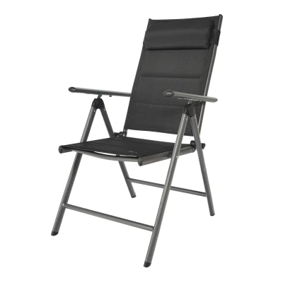 Abbildung von AXI Mack Campingstuhl Anthrazit/Schwarz. klappbar mit Sitzkissen