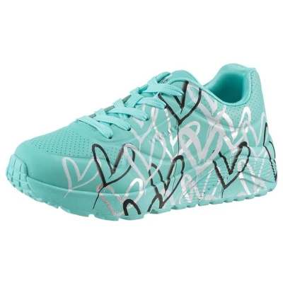 Abbildung von Skechers UNO LITE Sneaker low turquoise/multicoloured für Kinder, Größe: 30, Turquoise/multi coloured Schuhe