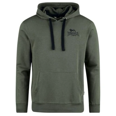 Abbildung von Lonsdale Normale Passform Maywick Kapuzenpullover, Herren, Größe: Large, Olive black