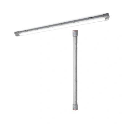 Abbildung von OSRAM Submarine Feuchtraumleuchte mit eingebautem Bewegungsmelder 150cm 19W, LED Leuchte in Grau, IP65 Schutz, für Garagen und Keller