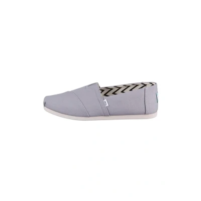 Abbildung von TOMS Herren Alpargata Classic Sneaker, Drizzle Grey Recyceltes Baumwollleinen, 42.5 EU