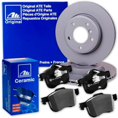 Abbildung von ATE Bremsscheiben 300mm + CERAMIC Beläge vorne passend für Sportage SL