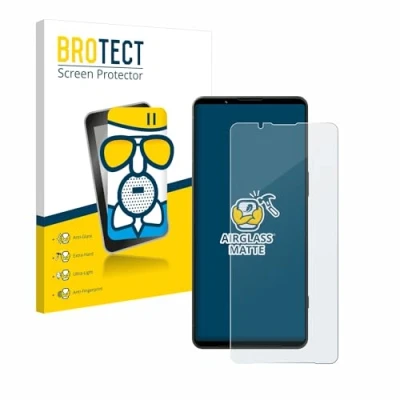Abbildung von BROTECT Entspiegelungs Schutzglas für Sony Xperia 1 VI Schutz Folie Panzerfolie Glas Matt [Extrem Kratzfest 9H, Anti Reflex, Fingerprint]
