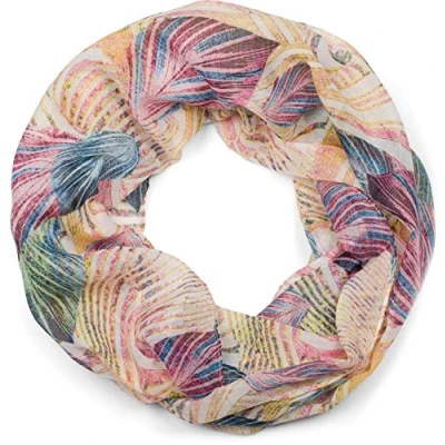 Abbildung von styleBREAKER Loop, (1 St), Loop Schal buntem Blätter Muster