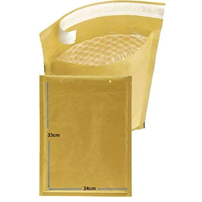 Abbildung von Bankers Box Luftpolsterumschläge Polsterumschlag Versandtaschen Umschläge für zerbrechliche Gegenstände, umweltfreundlich, Selbstklebeverschluss, 24x33 cm (50er Pack)