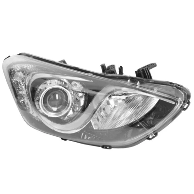 Abbildung von TYC 20 14319 05 2 Scheinwerfer rechts H7/H7/H7 mit Kurvenlicht für Rechtsverkehr Elektromotor HYUNDAI: i30 II Schrägheck, Kombi