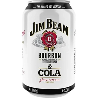 Abbildung von Jim Beam Bourbon Whiskey &amp; Cola (Einweg)