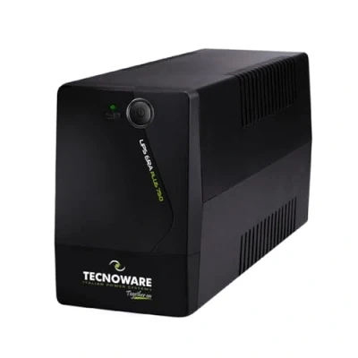Abbildung von Tecnoware Power Systems Unterbrechungsfreie Stromversorgung 750 VA Schutz vor Stromausfällen AVR Plus Technologie 10 Min Autonomie für PC, 40 Modem Geräuschlos, SINGLE, 750VA