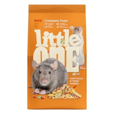 Abbildung von Little One Ratten 900 g Alleinfuttermittel Für eine unterstützend vollwertige Nahrung Ausgewogene Zusammensetzung Mit Fett &amp; Eiweiß Buchweizen und Hafer