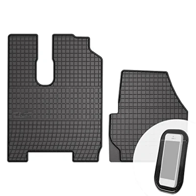 Abbildung von Gummimatten Auto Fußmatten Gummi Automatten Passgenau 2 teilig Set passend für Mercedes Benz Actros Mp2 3 2003 2012