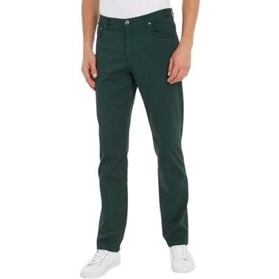 Abbildung von Tommy Hilfiger Herren Jeans Denton Stretch, Grün (Hunter), 28W/32L
