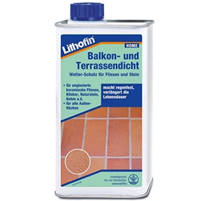 Abbildung von Lithofin Balkon und Terrassendicht 1 Liter Naturstein Reiniger
