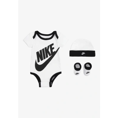 Abbildung von Nike Sportswear Futura LOGO HAT Bootie BABY SET Body für Kinder, Größe: 56 68, White