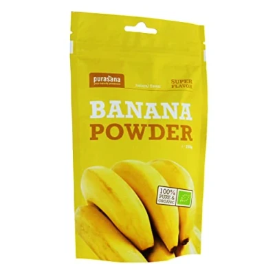 Abbildung von Purasana Bananenpulver Bio 250g aromatisch, intensiv, süßer Bananenzucker