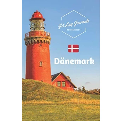 Abbildung von JetLagJournals Reisetagebuch Dänemark: Erinnerungsbuch zum Ausfüllen Selberschreiben Notizbuch Dänemark