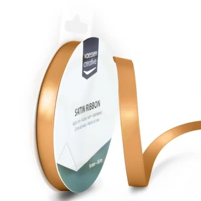Abbildung von Vaessen Creative Satinband 9mmx10m Bronze