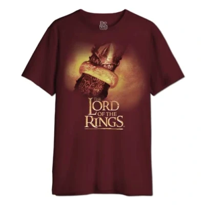 Abbildung von The Lord Of Rings Herren Melotrmts018 T Shirt, Burgunderrot, 56