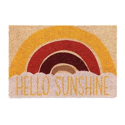 Abbildung von Fußmatte Kokos &quot;Hello Sunshine&quot;, relaxdays, Höhe: 20 mm