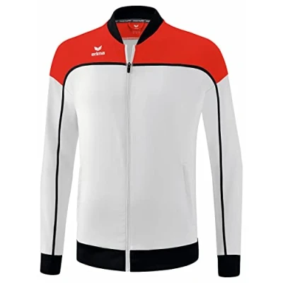 Abbildung von Erima Herren „CHANGE by erima&quot; funktionelle Präsentationsjacke, weiß/rot/schwarz, XXXL