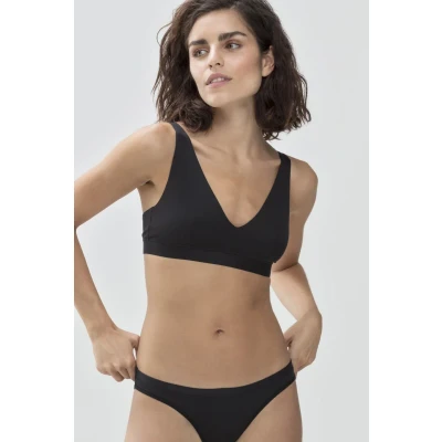 Abbildung von mey BÜGELLOSER BH Serie MOOD Triangel BH, Damen, Größe: 70A, Schwarz