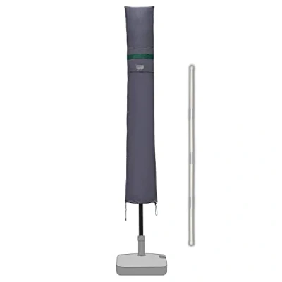 Abbildung von Sekey Sonnenschirm Schutzhülle Amepschirm für mit Reißverschluss und Stab, Ø 180 cm / 200 x 150 125 Gartenschirm