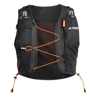 Abbildung von Adidas Terrex Trail Techrock 12 Weste Black white impact orange, Herren, Größe: Large, orange