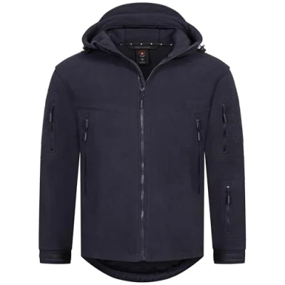 Abbildung von Höhenhorn Fleecejacke Herren Militär Outdoor Winddichte Jacke mit Kapuze