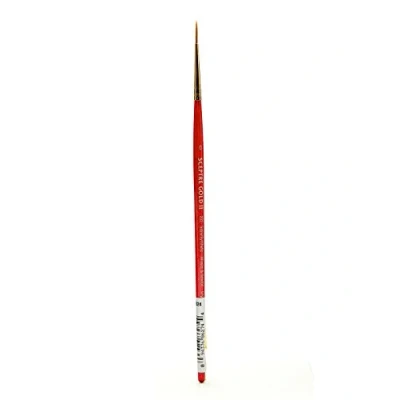 Abbildung von Winsor &amp; Newton 5182700 Sceptre Gold II Künstler Aquarellpinsel mit hoher Farbtragekapazitat exzellenter Sprungkraft, Serie 202 Designers Pinsel, kurzer Stiel , Nr.0 1,2mm