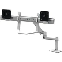 Abbildung von Ergotron LX Monitorarmverlängerung und Halsband Set für Schreibtischhalterung, Weiß