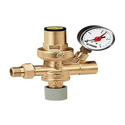 Abbildung von Automatische Wasserbefüllung 1/2 mit Manometer.Caleffi