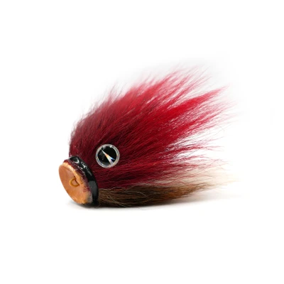 Abbildung von VMC Mustache Shallow Bleifrei Jigkopf Red Hot (22g)