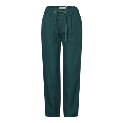 Abbildung von Street One Damen A378744 Paperbag Hose, Dark Garden Green, 36