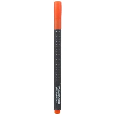 Abbildung von Faber Castell Fineliner Finepen Grip 0,4 mm kadmiumorange