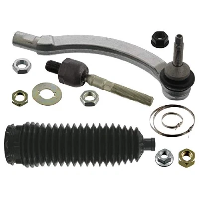 Abbildung von FEBI BILSTEIN 40558 Spurstange Vorderachse rechts mit Muttern Schellen, Lenkmanschetten VOLVO: S60 I, V70 2, I