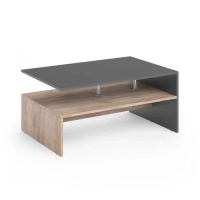 Abbildung von Vicco Couchtisch Amato, Anthrazit/Sandeiche, 90 x 42 cm