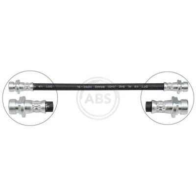 Abbildung von A.B.S. SL 4204 Bremsschläuche 255 INN M10x 1.0 HONDA: CIVIC 4 Hatchback, CRX 2, Stufenheck